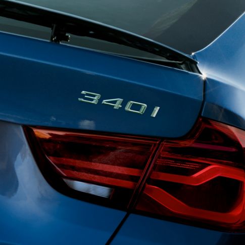 BMW serii 3 Gran Turismo, oznaczenie modelu z tyłu BMW serii 3 Gran Turismo, oznaczenie modelu z tyłu