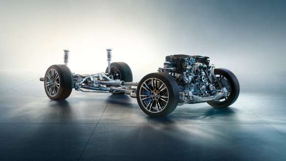 Technologia mild hybrid w BMW serii 5 Limuzyna G30, silnik Technologia mild hybrid w BMW serii 5 Limuzyna G30, układ jezdny