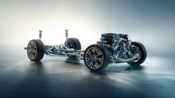 Technologia mild hybrid w BMW serii 5 Limuzyna G30, silnik Technologia mild hybrid w BMW serii 5 Limuzyna G30, układ jezdny