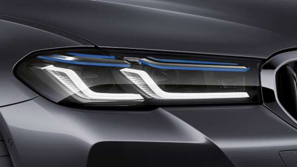 Światła laserowe BMW w BMW serii 5 Touring G31 Światła laserowe BMW w BMW serii 5 Touring G31, modernizacja 2020, zbliżenie przodu