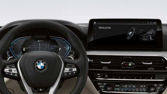BMW Live Cockpit Professional w BMW serii 5 Touring G31, wnętrze BMW Live Cockpit Professional w BMW serii 5 Touring G31, modernizacja 2020, wnętrze, kokpit