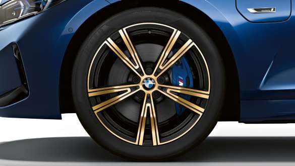 19-calowa obręcz koła BMW ze stopów lekkich Double Spoke 793 Bicolor BMW M340i xDrive oraz M340d xDrive Touring G21 19-calowa obręcz koła BMW ze stopów lekkich Double Spoke 793 Bicolor