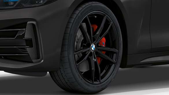 Sportowe hamulce M BMW M440i xDrive Cabrio G23 2020 Sportowe hamulce M BMW M440i xDrive Cabrio G23 2020, obręcze kół ze stopów lekkich