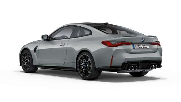 Układ jezdny M, BMW M4 Coupé G82 2020 BMW M4 Coupé G82 2020, układ jezdny M, tylny półprofil