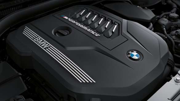 Silnik benzynowy BMW M TwinPower Turbo BMW M440i xDrive Coupé G22 2020 BMW M440i xDrive Coupé G22 2020, 6-cylindrowy rzędowy silnik benzynowy BMW M TwinPower Turbo, zbliżenie