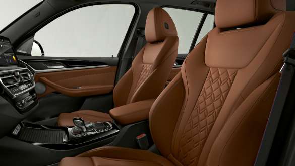 Sportowe fotele przednie BMW X3 M40i M40d G01 LCI modernizacja 2021 BMW X3 M40i M40d G01 LCI modernizacja 2021 sportowe fotele przednie