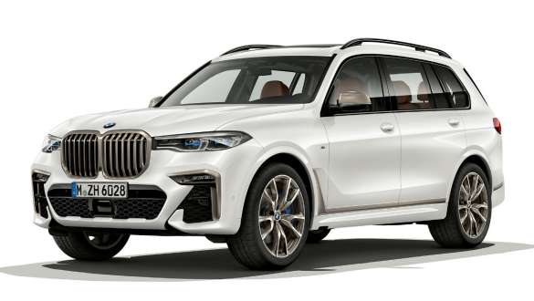 BMW X7 M z pakietem aerodynamicznym M G07 2019 BMW X7 M z pakietem aerodynamicznym M G07 2019 półprofil