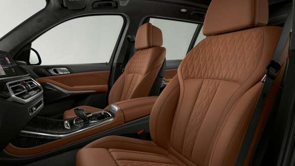 BMW X7 M z rozszerzoną tapicerką BMW Individual ze skóry Merino G07 2019 BMW X7 M z rozszerzoną tapicerką BMW Individual ze skóry Merino G07 2019 wnętrze