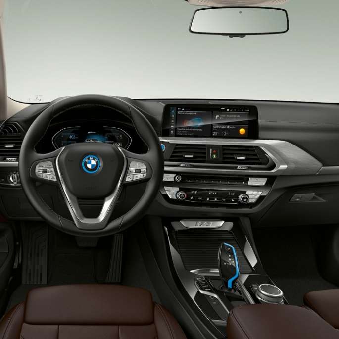 BMW iX3 G08, model Impressive, kokpit BMW iX3 G08 2020, model Impressive, kokpit, wnętrze