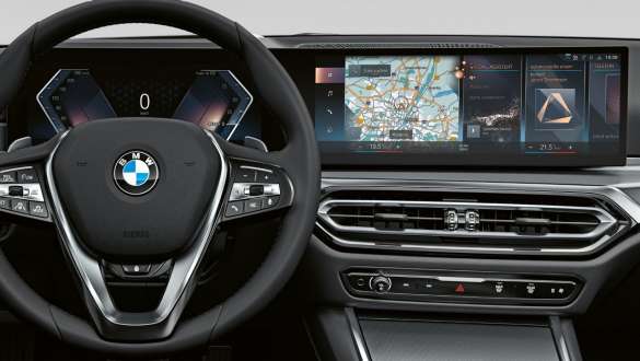 Elementy mechaniczne BMW wizualizacja uszkodzeń wnętrze Wizualizacja uszkodzeń wnętrza elementy mechaniczne kokpit BMW zbliżenie