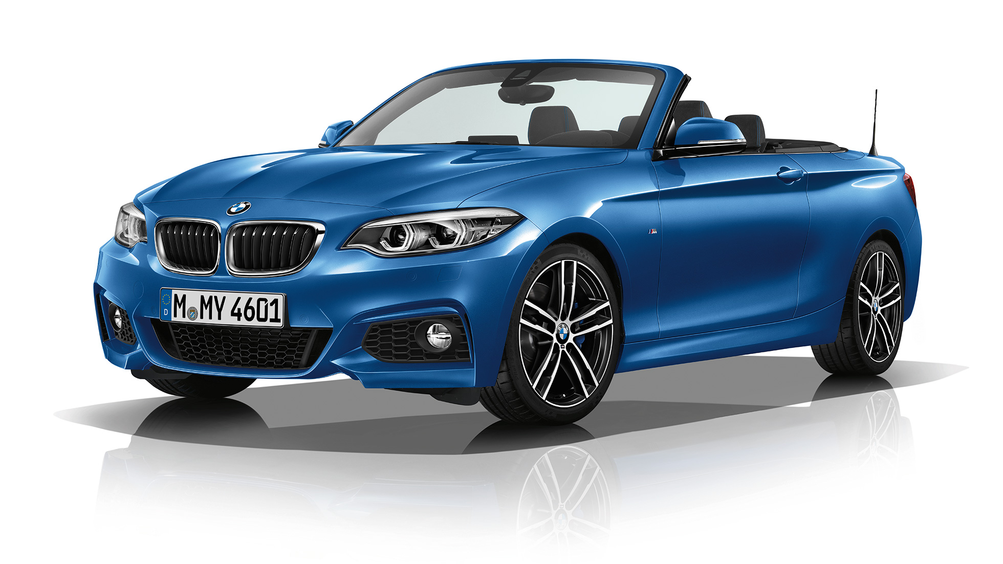 BMW serii 2 Cabrio, Model M Sport, przedni półprofil BMW serii 2 Cabrio, Model M Sport, przedni półprofil