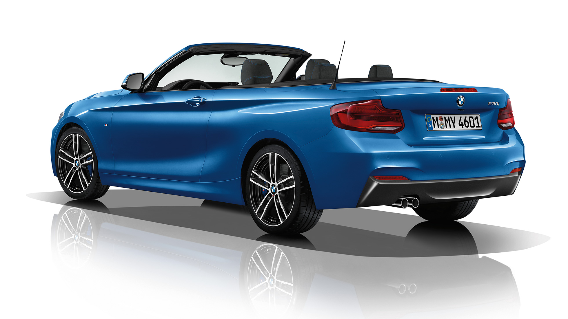 BMW serii 2 Cabrio, Model M Sport, tylny półprofil BMW serii 2 Cabrio, Model M Sport, tylny półprofil