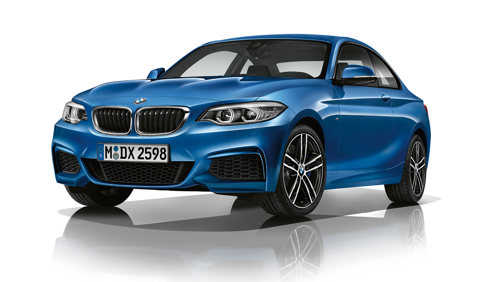 BMW serii 2 Coupé, Model M Sport, przedni półprofil BMW serii 2 Coupé, Model M Sport, przedni półprofil