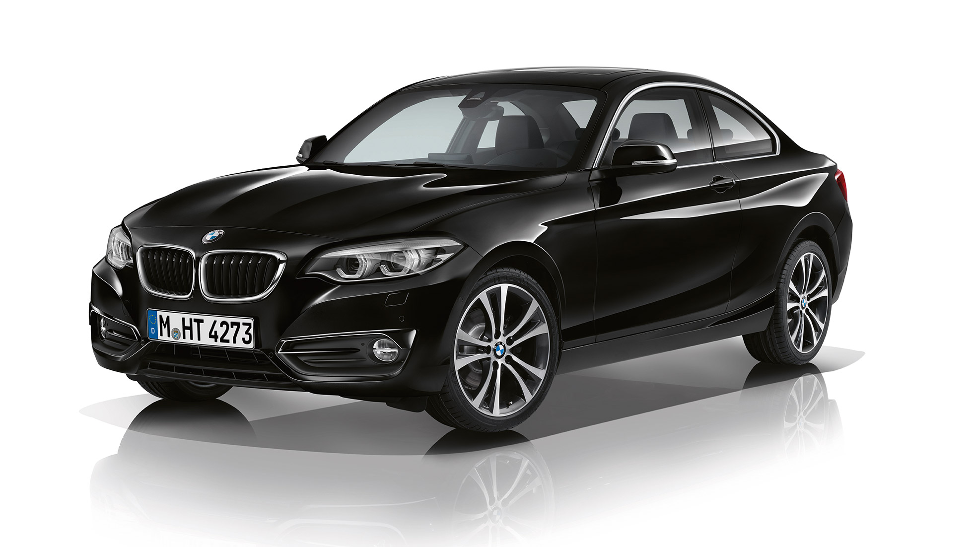 BMW serii 2 Coupé, Model Sport Line, przedni półprofil BMW serii 2 Coupé, Model Sport Line, przedni półprofil