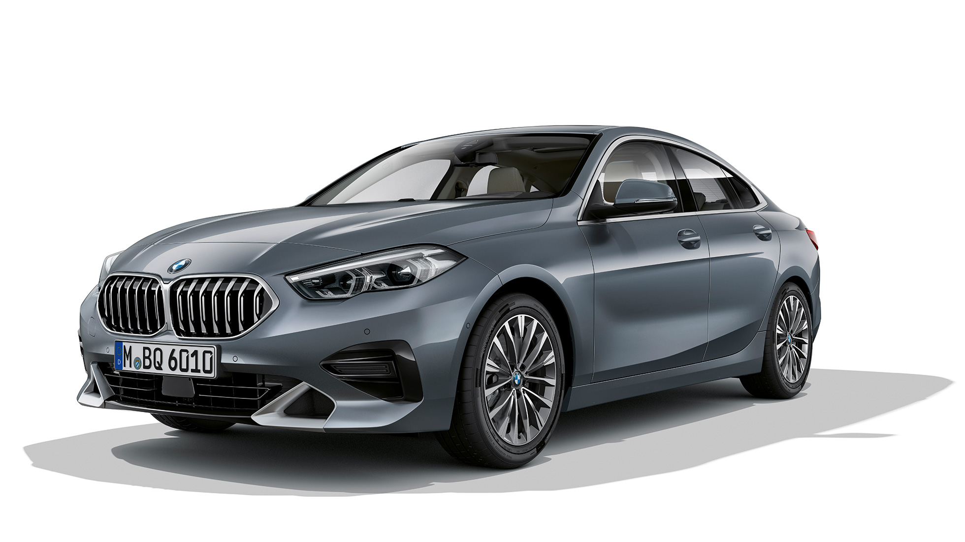Atrapa chłodnicy BMW w BMW serii 2 Gran Coupé, model Luxury Line Atrapa chłodnicy BMW w BMW serii 2 Gran Coupé, model Luxury Line, Storm Bay metalizowany F44 przedni półprofil