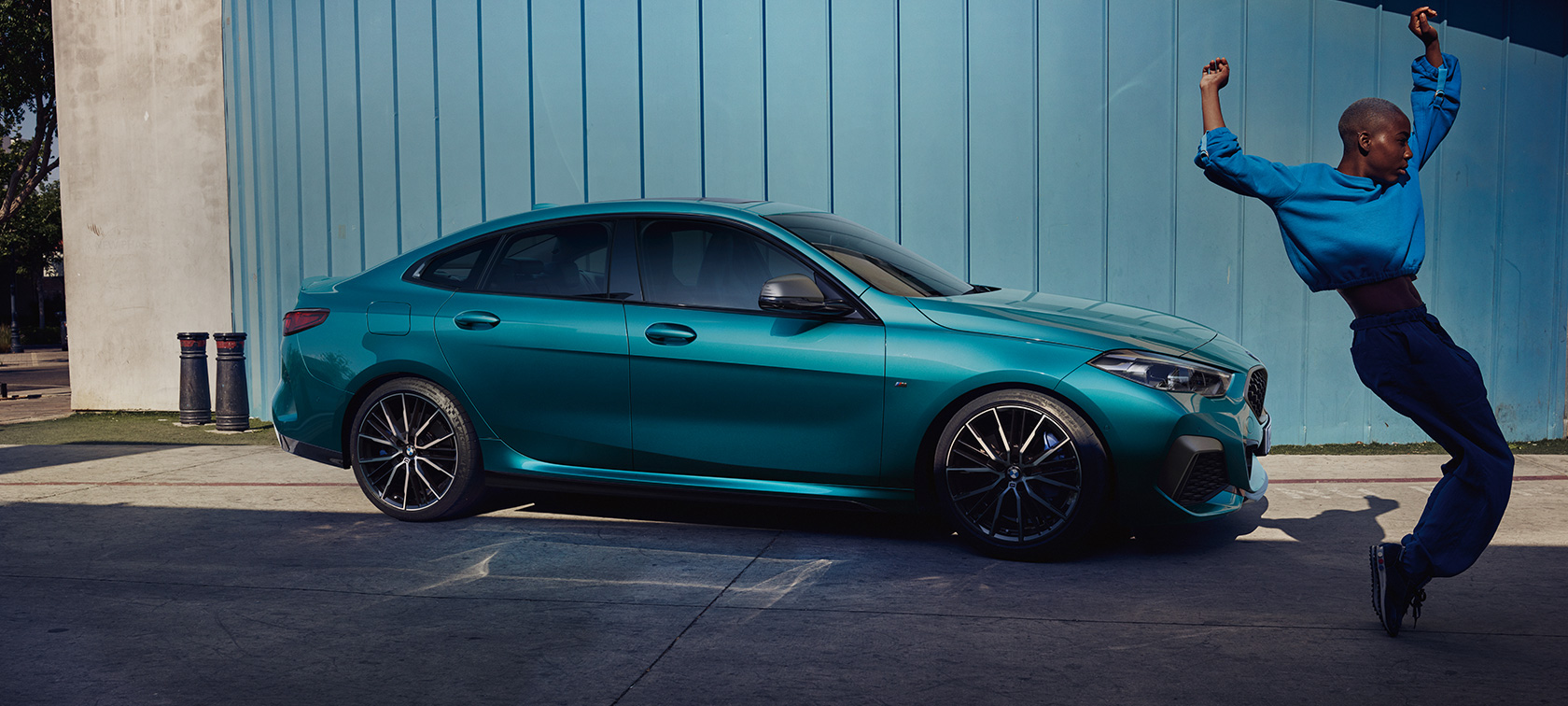 Akcesoria i usługi dla BMW serii 2 Gran Coupé Oferty i usługi dla BMW serii 2 Gran Coupé, niebieski Snapper Rocks metalizowany F44 widok z boku