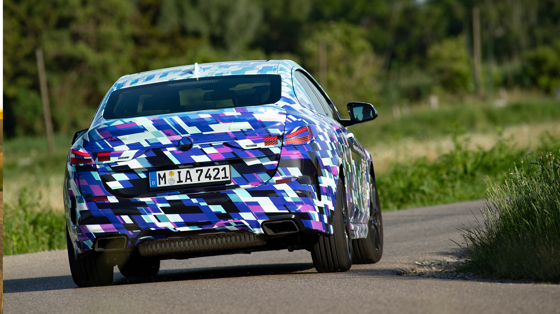 Tył BMW serii 2 Gran Coupé Widok z tyłu BMW serii 2 Gran Coupé F44 2020