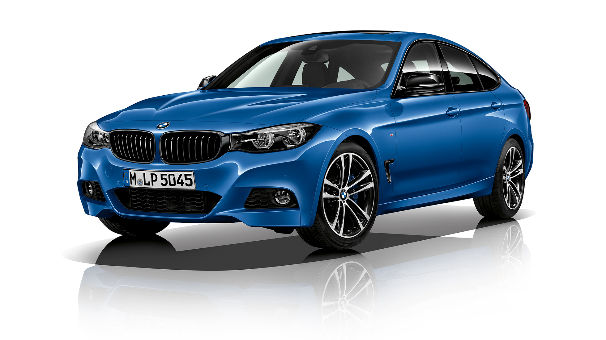 BMW serii 3 Gran Turismo, model M Sport, półprofil z przodu BMW serii 3 Gran Turismo, model M Sport, półprofil z przodu