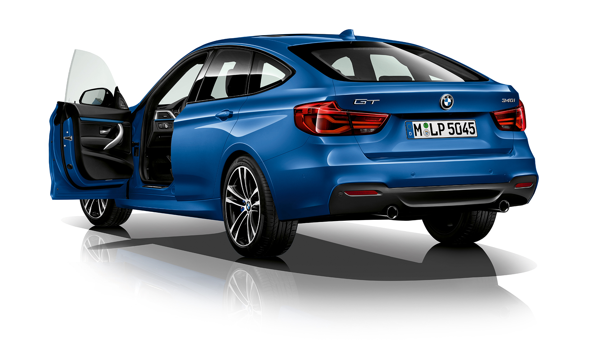 BMW serii 3 Gran Turismo, model M Sport, półprofil z tyłu BMW serii 3 Gran Turismo, model M Sport, półprofil z tyłu