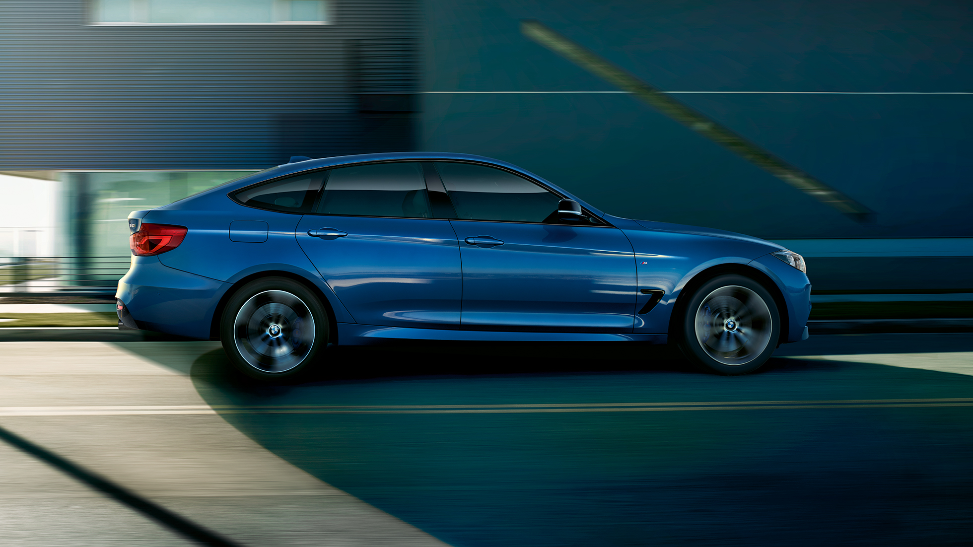 BMW serii 3 Gran Turismo, widok z boku BMW serii 3 Gran Turismo, widok z boku