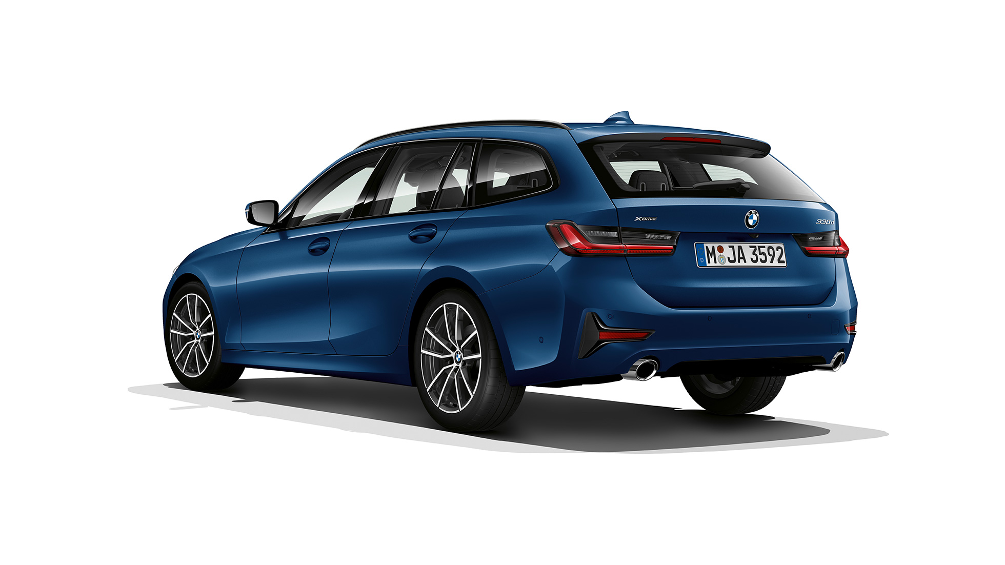 Model Sport Line, tylny półprofil BMW serii 3 Touring, model Sport Line, tylny półprofil