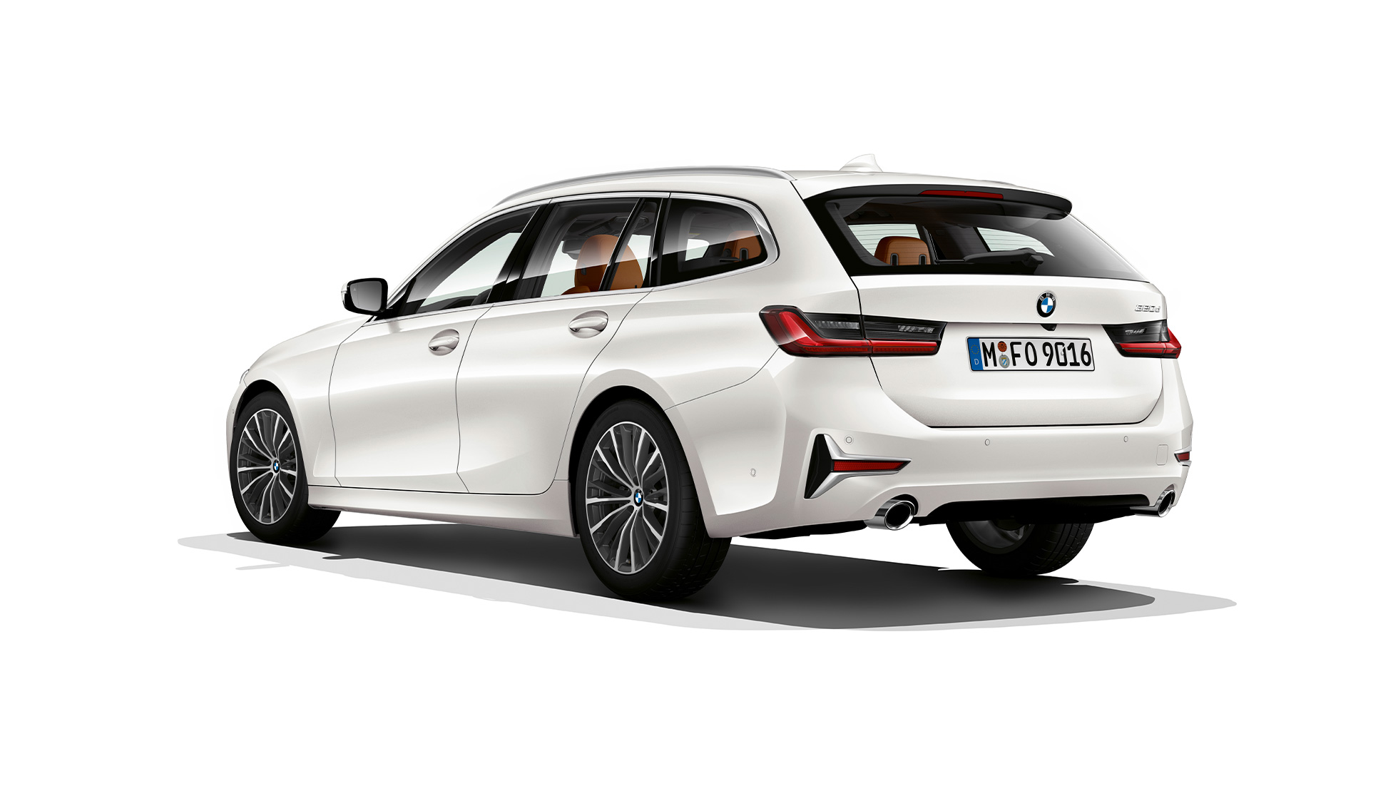Model Luxury Line, tylny półprofil BMW serii 3 Touring, model Luxury Line, tylny półprofil
