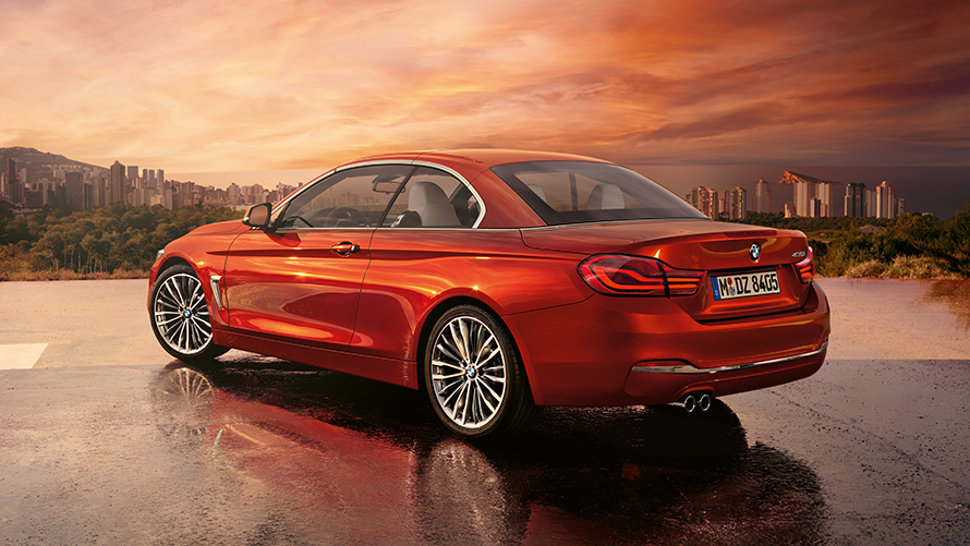 bmw serii 4 convertible elegancki samochód bmw serii 4 convertible elegancki samochód