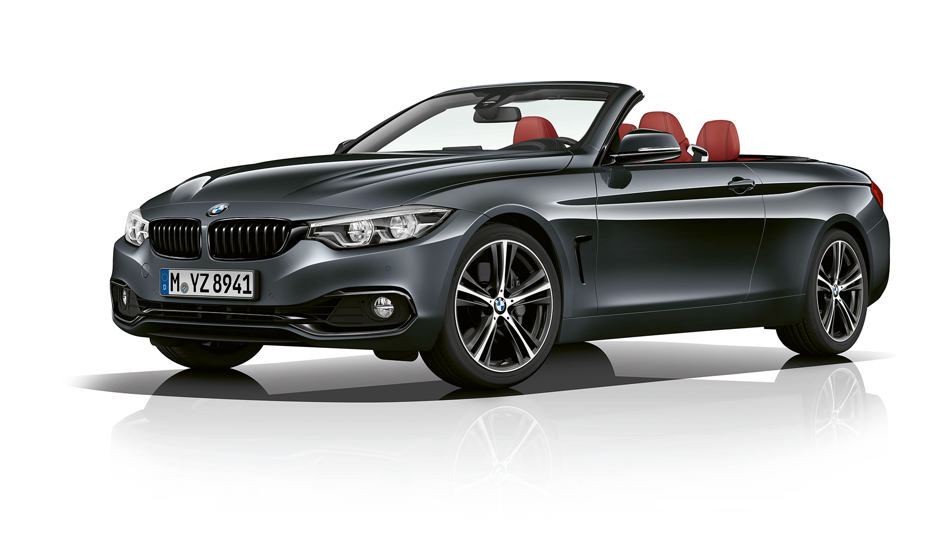 BMW serii 4 Cabrio, model Sport Line, półprofil z przodu BMW serii 4 Cabrio, model Sport Line, półprofil z przodu