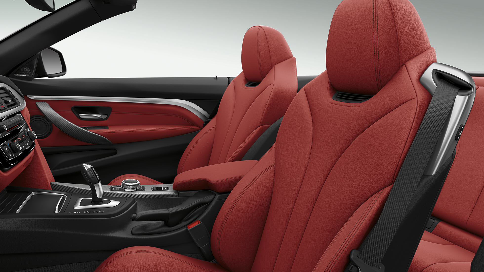 BMW serii 4 Cabrio, model Sport Line wnętrze BMW serii 4 Cabrio, model Sport Line wnętrze