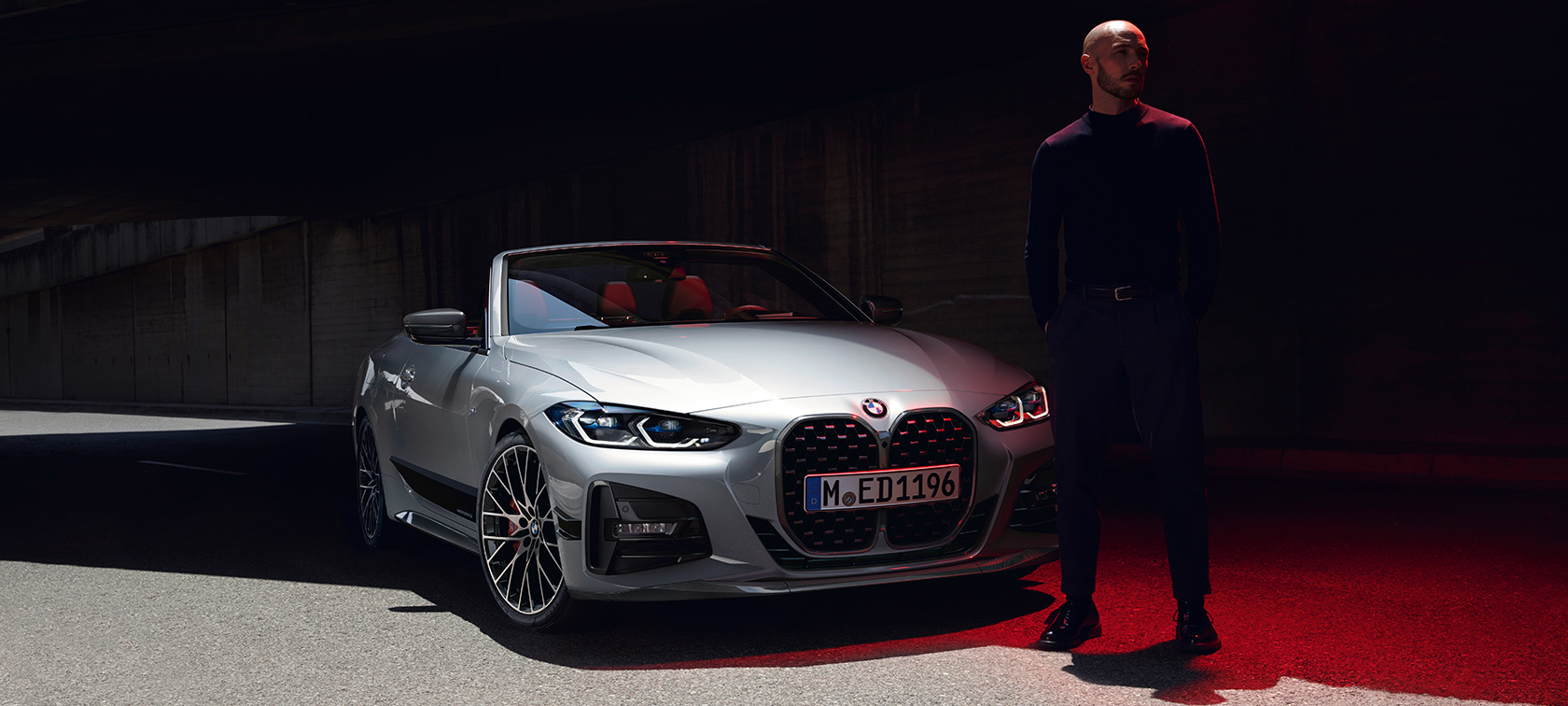 Tylny półprofil z bagażnikiem tylnym na rowery Pro 2.0 BMW serii 4 Cabrio G23 2020 BMW serii 4 Cabrio G23 2020 zieleń San Remo metalizowany, tylny półprofil z bagażnikiem tylnym na rowery Pro 2.0