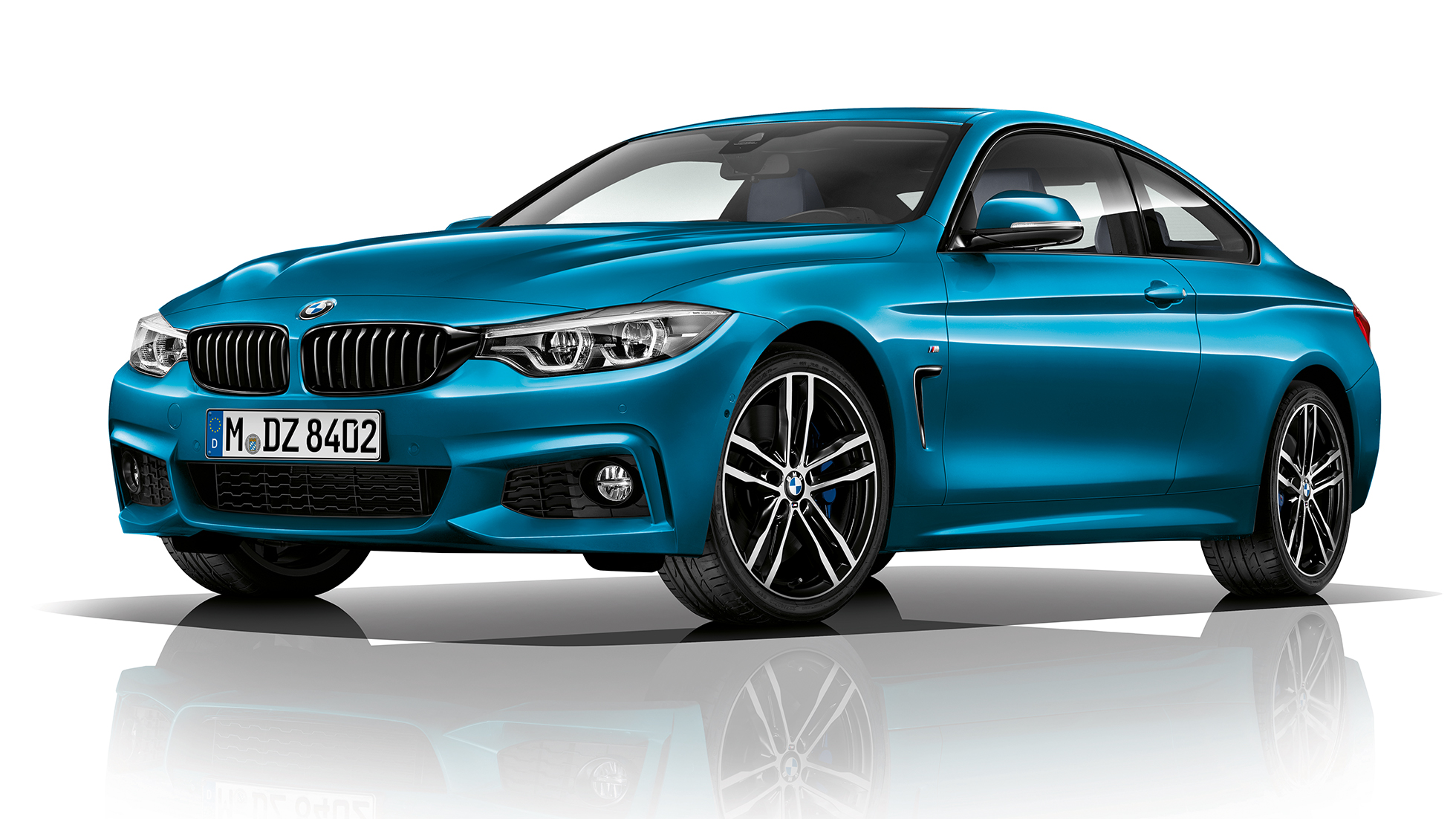 BMW serii 4 Coupé, model M Sport, półprofil z przodu BMW serii 4 Coupé, model M Sport, półprofil z przodu