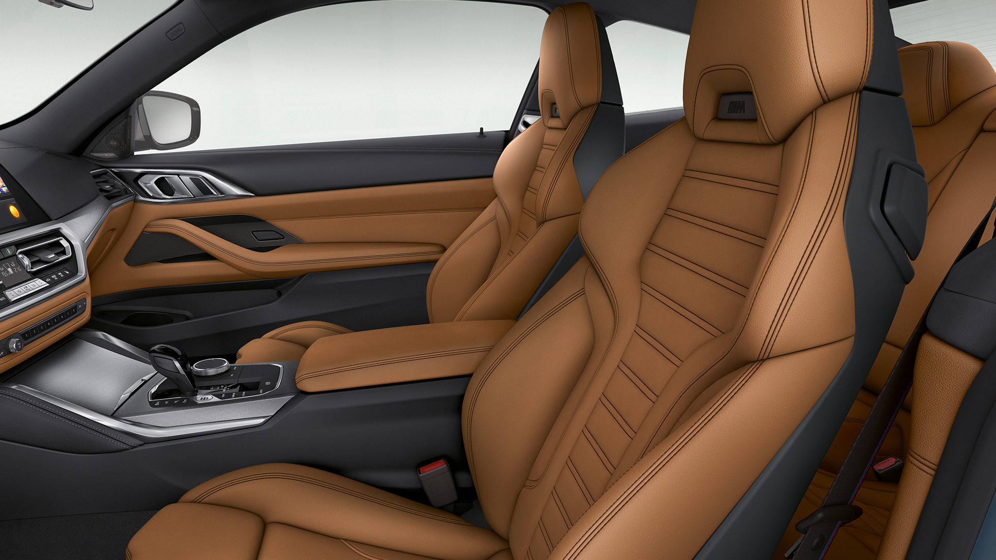 Elementy obsługi BMW serii 4 Coupé G22 BMW serii 4 Coupé G22 2020, wnętrze, elementy obsługi