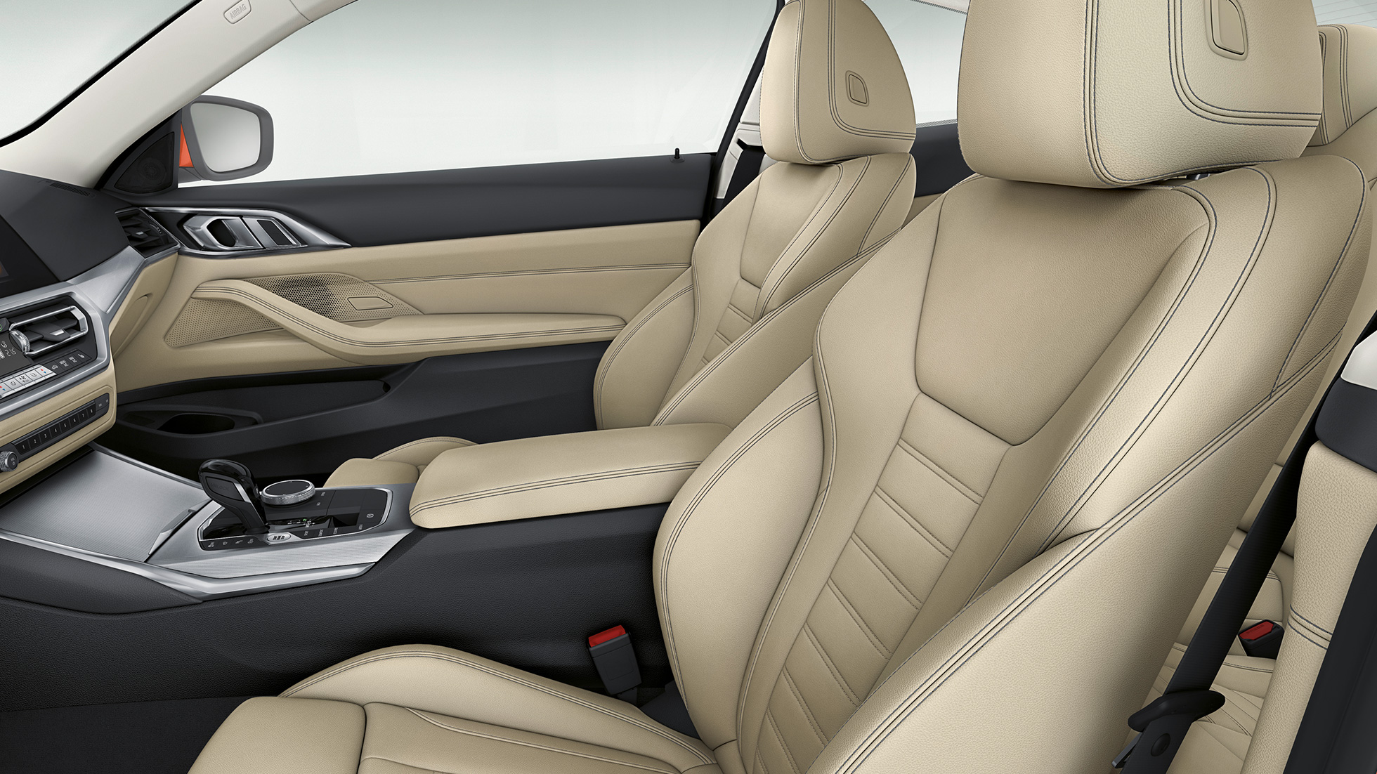 BMW serii 4 Coupé w wyposażeniu standardowym, G22 2020 BMW serii 4 Coupé G22 2020 w wyposażeniu standardowym, wnętrze