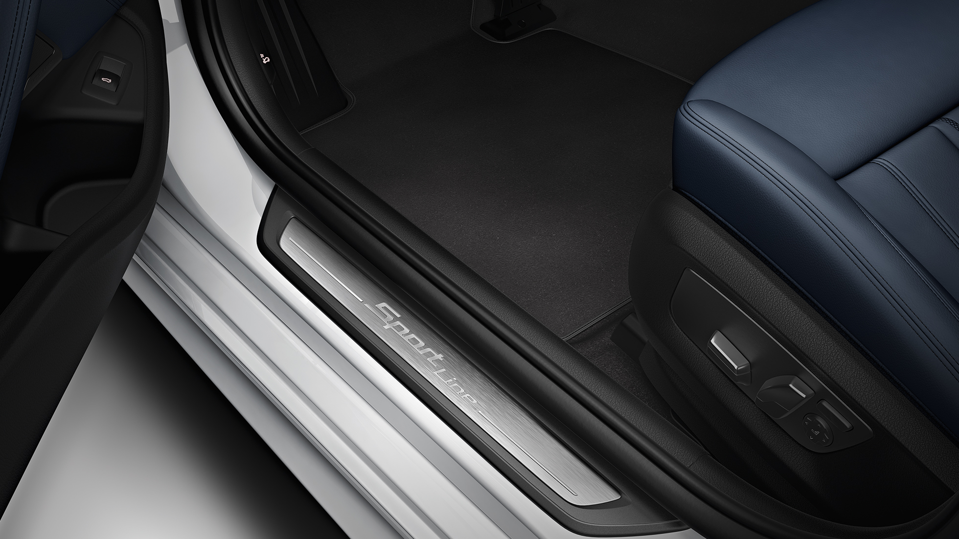 Sport Line, wnętrze, BMW serii 5 Limuzyna Sport Line, BMW serii 5 Limuzyna, 540i Limuzyna G30, biel alpejska metalizowany, wnętrze