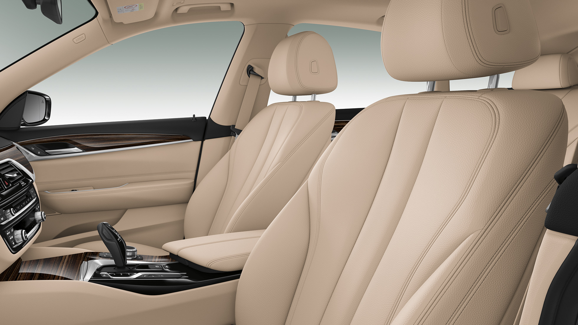 BMW serii 6 Gran Turismo G32 Luxury Line, wnętrze Fotele w skórze Dakota, BMW serii 6 Gran Turismo G32 2017 Luxury Line, wnętrze
