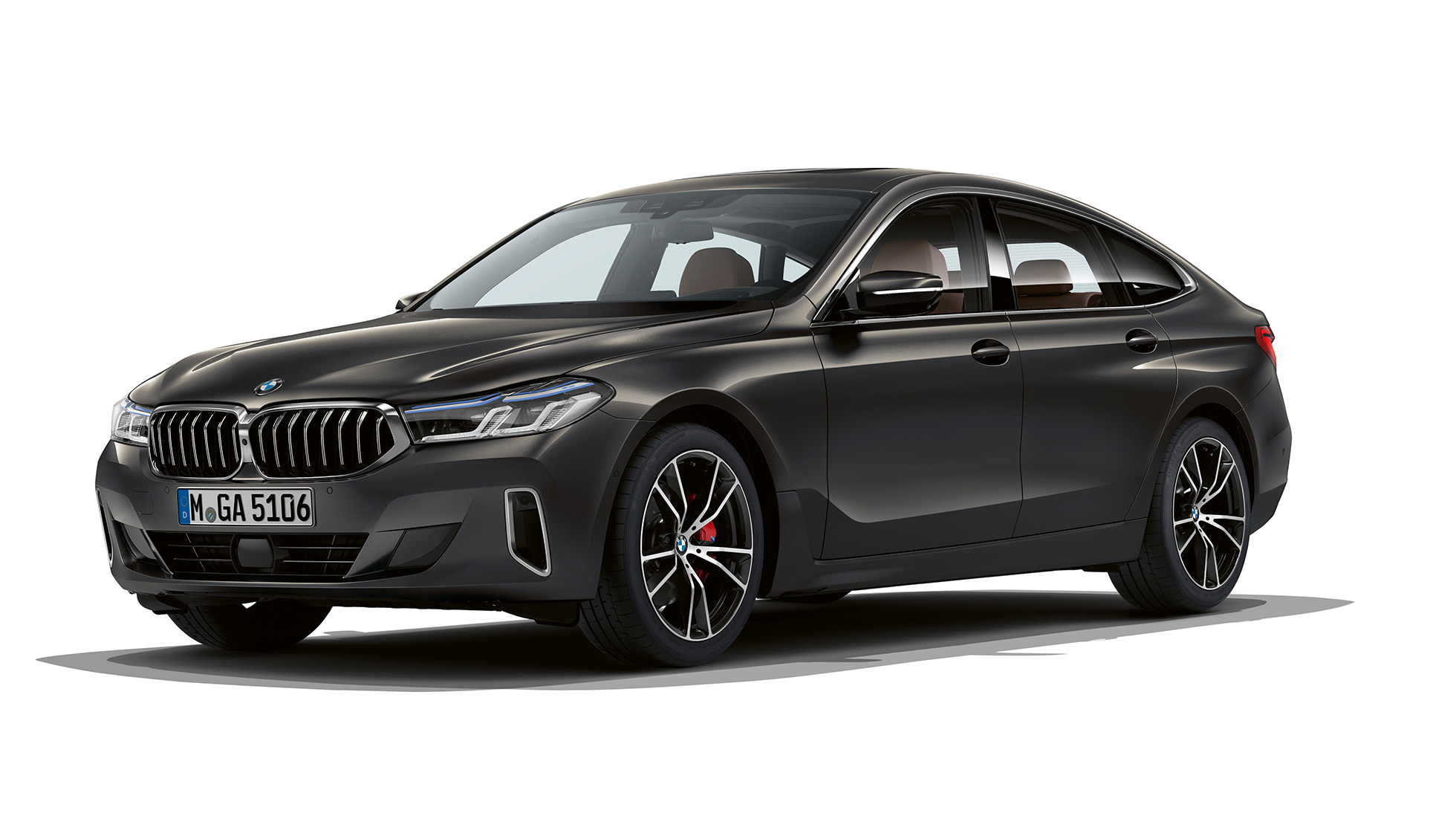 BMW serii 6 Gran Turismo G32 2020 Luxury Line BMW serii 6 Gran Turismo G32 640d xDrive 2020 Luxury Line, szary drawit, przedni półprofil