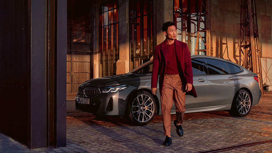 BMW serii 6 Gran Turismo (G32), szary Bernina z efektem bursztynu, metalizowany BMW serii 6 Gran Turismo (G32), szary Bernina z efektem bursztynu, metalizowany