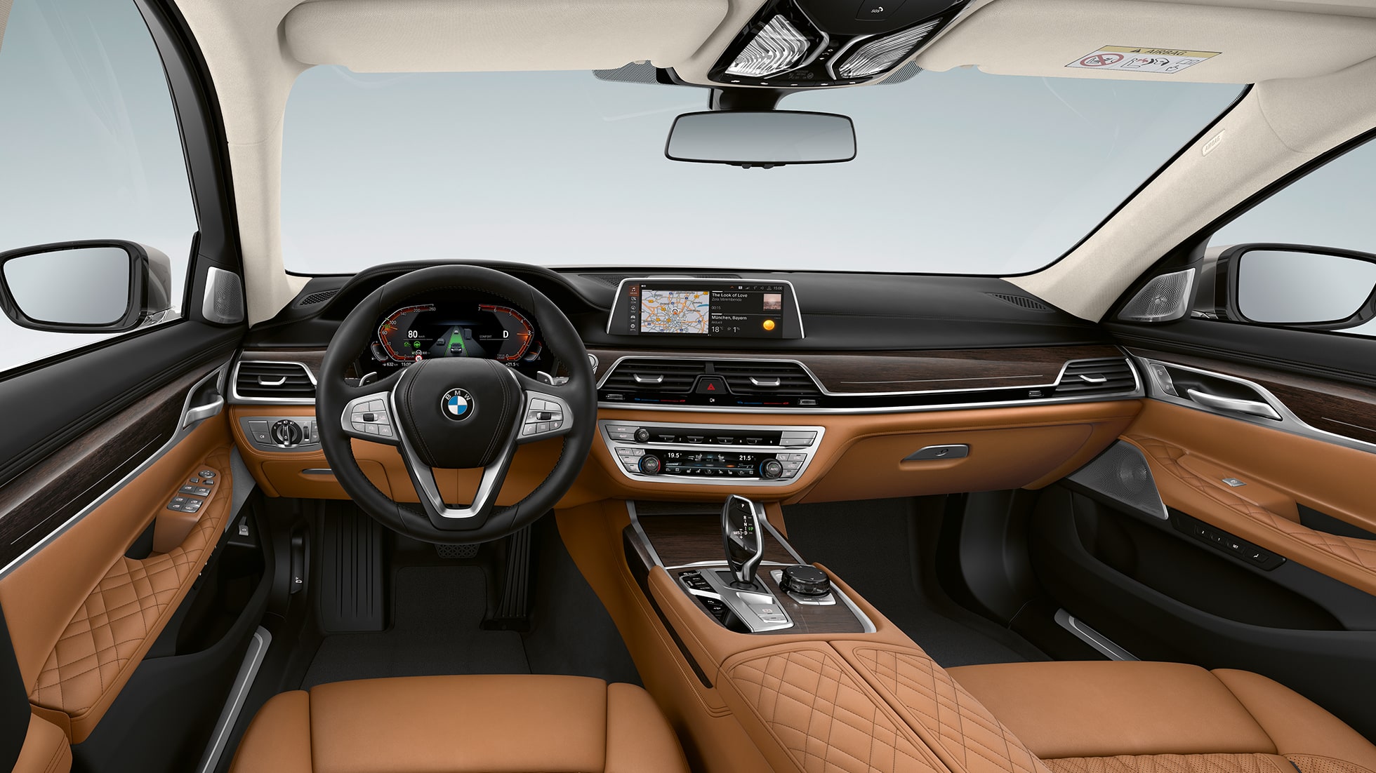 BMW serii 7 Limuzyna w stylistyce zewnętrznej Pure Excellence, wnętrze Wnętrze BMW serii 7 Limuzyna w stylistyce zewnętrznej Pure Excellence