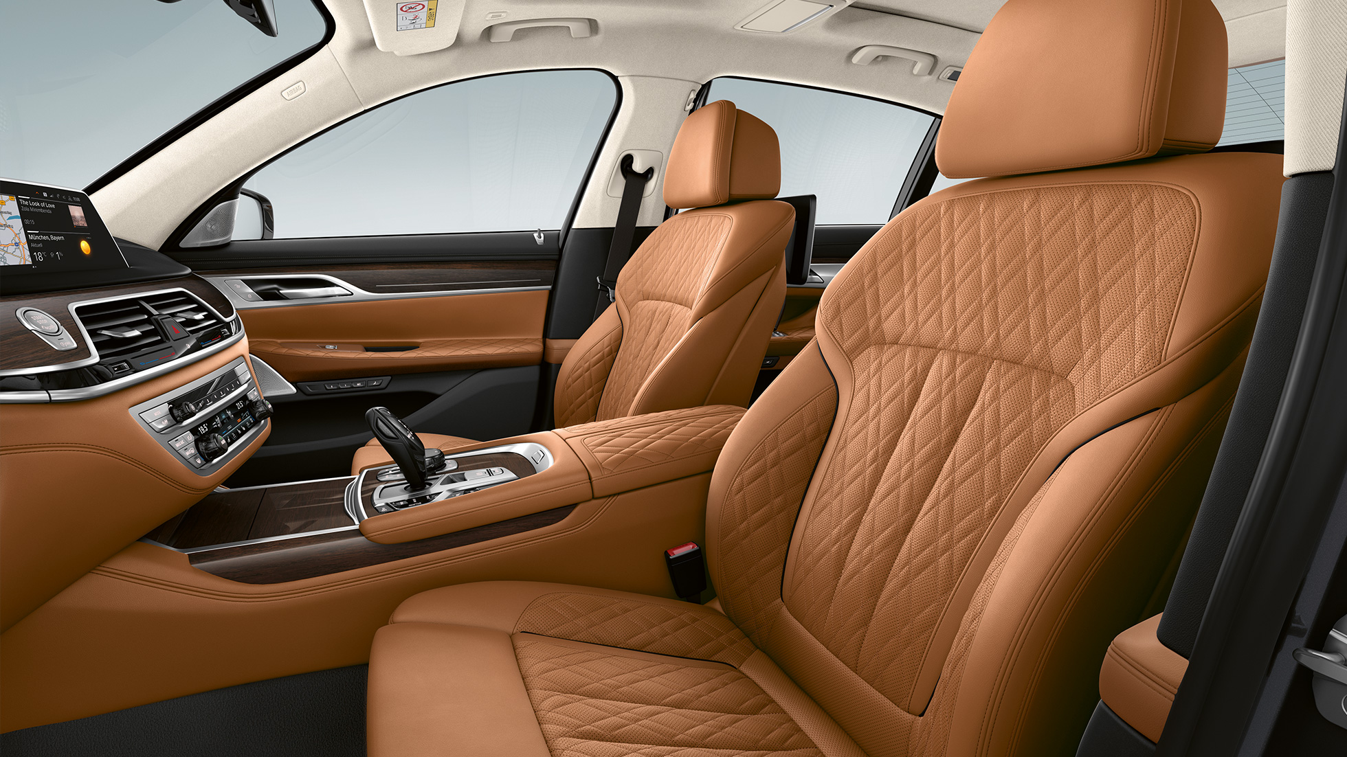 BMW serii 7 Limuzyna w stylistyce zewnętrznej Pure Excellence, tapicerka skórzana BMW serii 7 Limuzyna w stylistyce zewnętrznej Pure Excellence, tapicerka ze skóry Nappa
