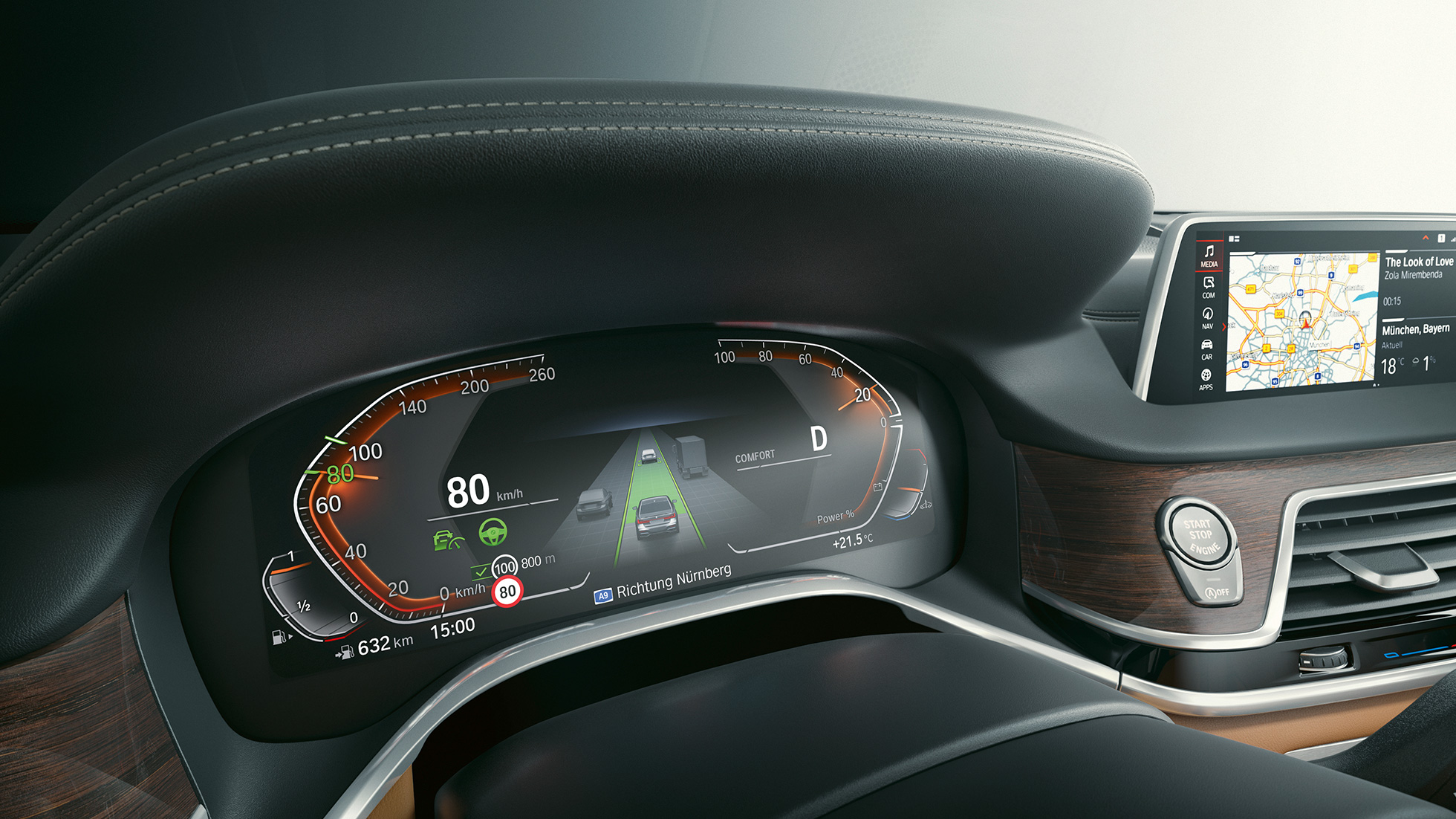 BMW serii 7 Limuzyna: BMW Live Cockpit Professional BMW serii 7 Limuzyna: zbliżenie na BMW Live Cockpit Professional
