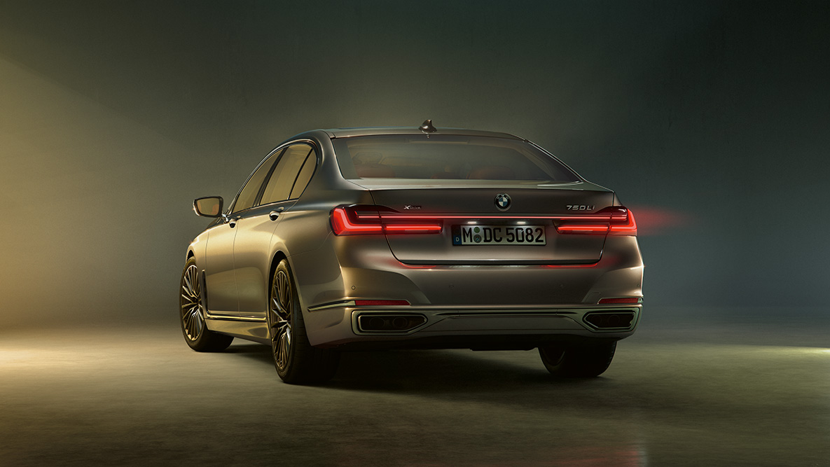 BMW serii 7 Limuzyna, koncepcja oświetlenia Koncepcja oświetlenia: BMW serii 7 Limuzyna, widok z tyłu