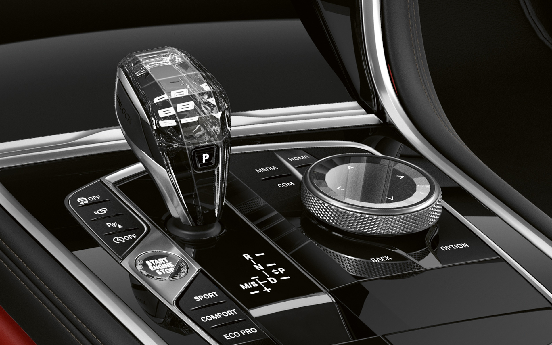 Kokpit Dark Seduction BMW serii 8 Gran Coupé, kokpit Dark Seduction