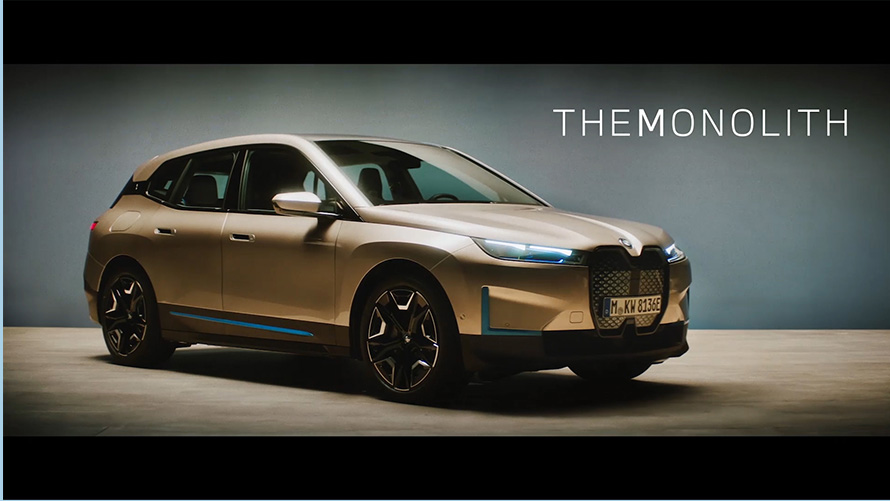 BMW iX i20 elektryczny SUV nowe podejście do designu film BMW iX i20 2021 elektryczny SUV nowe podejście do designu film