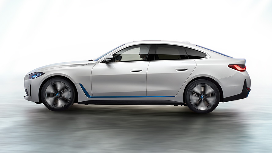 BMW i4 2021 G26, zdjęcie 3 BMW i4 2021 G26 purely electric Gran Coupé electric car Stage image 3
