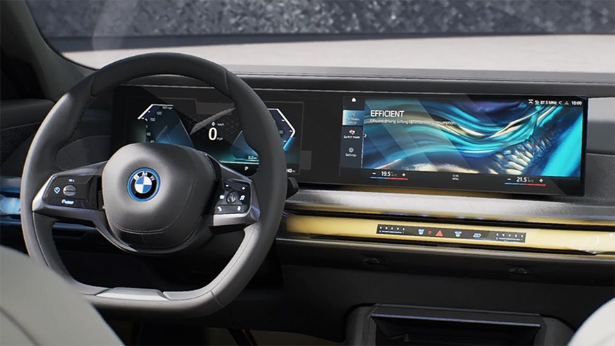 BMW i7 Limuzyna G70 Smart Interieur film BMW i7 Limuzyna G70 Smart Interieur w filmie