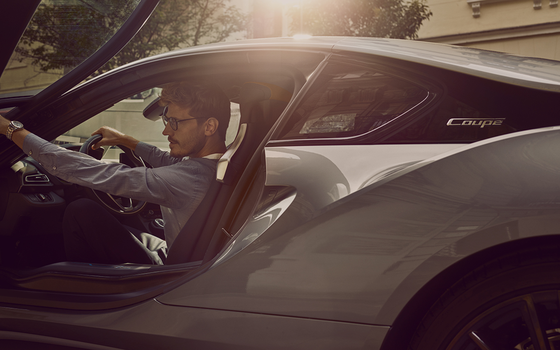 bmw i8 coupe elegancki samochód