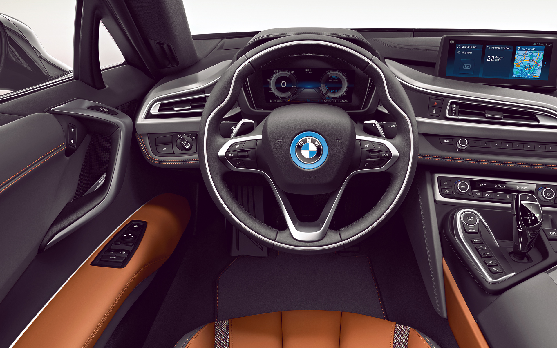 bmw i8 coupe elegancki samochód