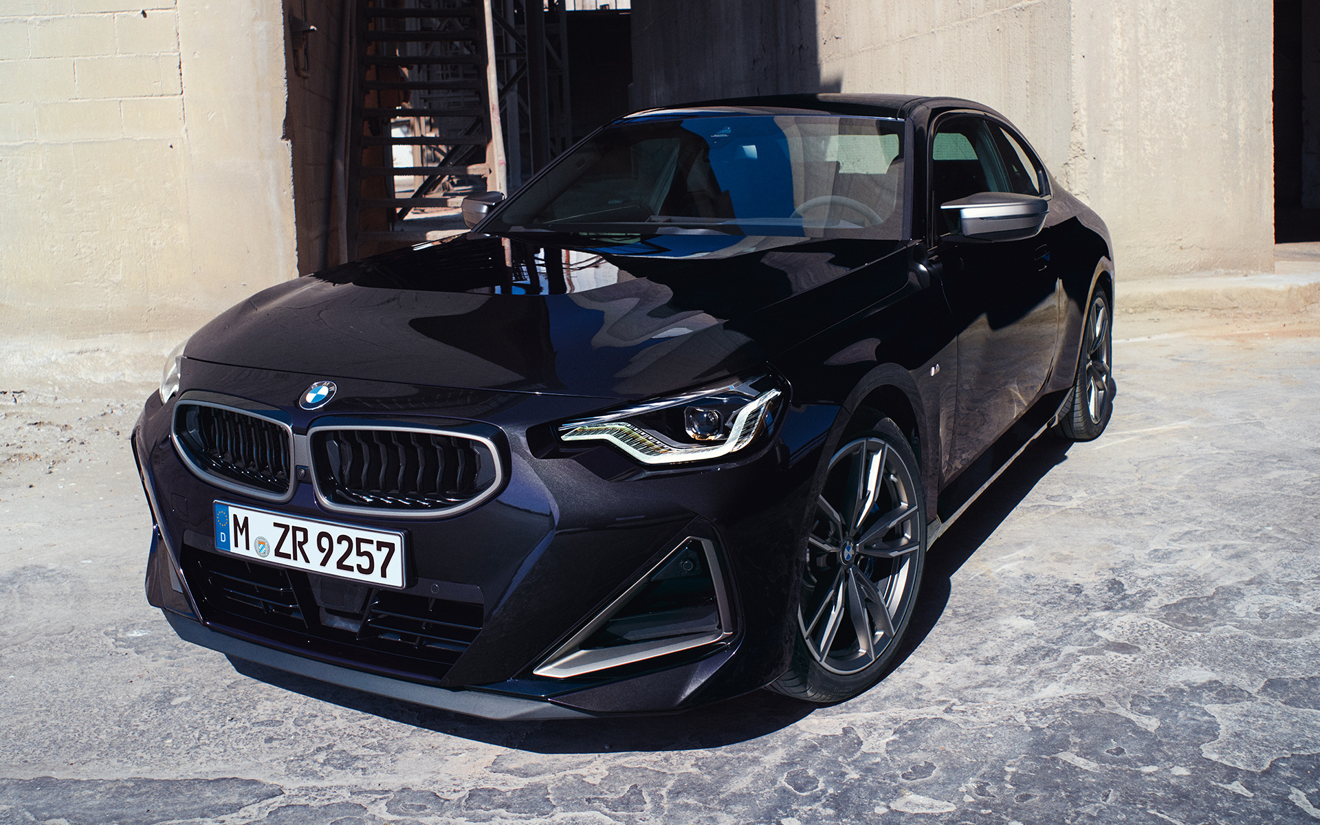 BMW M240i G42 stylistyka przodu wrażenia Stylistyka przodu wrażenia BMW M240i G42