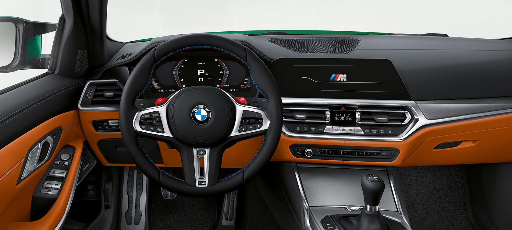 BMW M3 Limuzyna G80 2020, deska rozdzielcza BMW M3 Limuzyna G80 2020, deska rozdzielcza, wnętrze