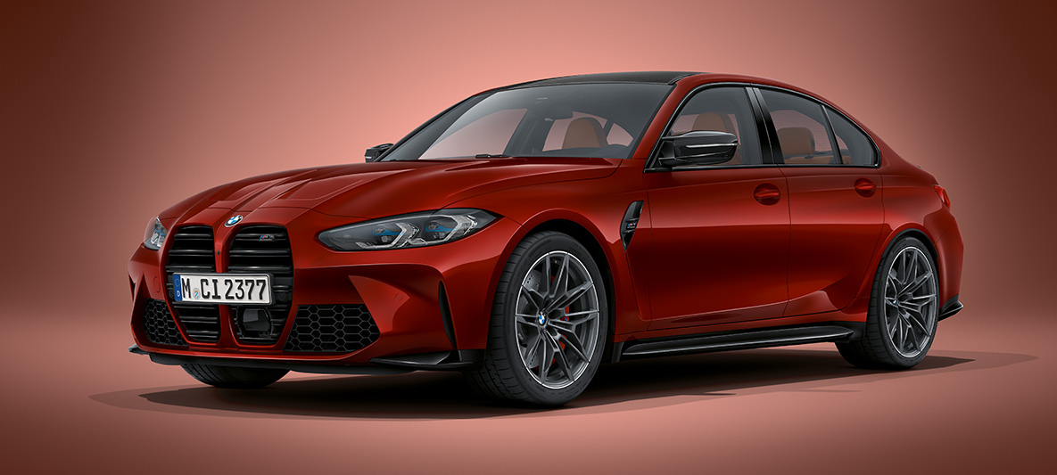 BMW Individual szary drawit, metalizowany, BMW M3 Limuzyna G80 2020 BMW M3 Limuzyna, BMW Individual szary drawit, metalizowany, G80 2020, przedni półprofil podczas postoju